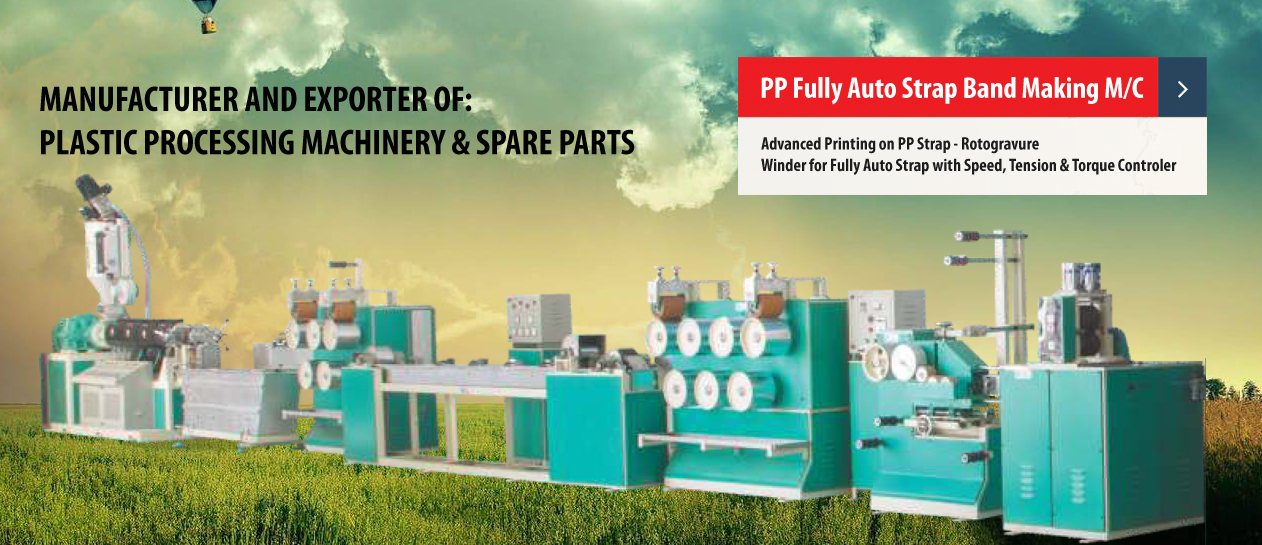 Plastic extrusion machinery manufactured by B.I. Industries